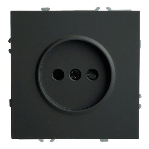 Розетка 1-местная б/з с защитной шторкой Stekker Эмили RST16-5109-05ZK 50250