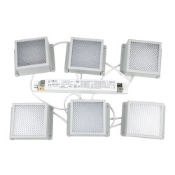 Встраиваемый светильник Uniel ULP-0808 42W/4000К IP40 GRILYATO WHITE KIT06 UL-00011060