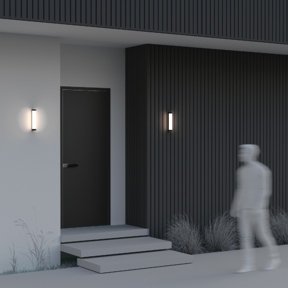 Уличный настенный светильник Maytoni Rounge O482WL-L12B3K