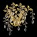 Настенный светильник Crystal Lux EDEN AP2 GOLD