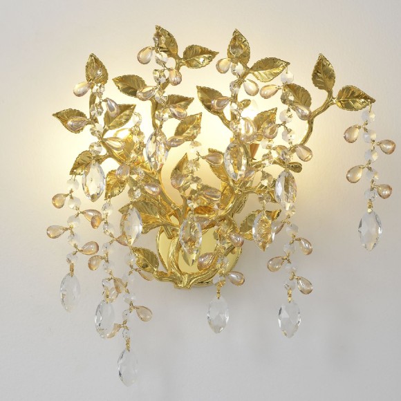 Настенный светильник Crystal Lux EDEN AP2 GOLD