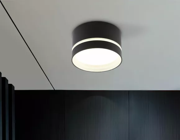 Точечный накладной светильник Ambrella Light Techno Spot TU5392, Современный, Черный, Алюминий