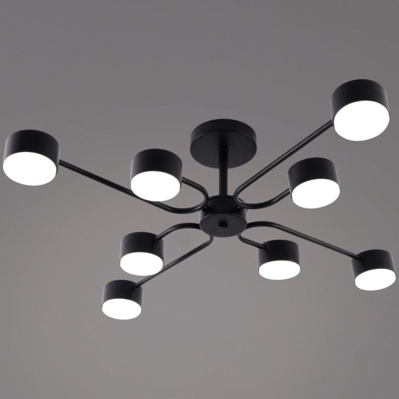 Люстра на штанге Reluce 03708-0.3-08 BK GX53