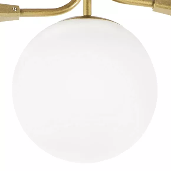 Потолочная люстра Lightstar Croco 815553, Белый, Золото, Металл Потолочная люстра Lightstar Croco 815553, Белый, Золото, Металл