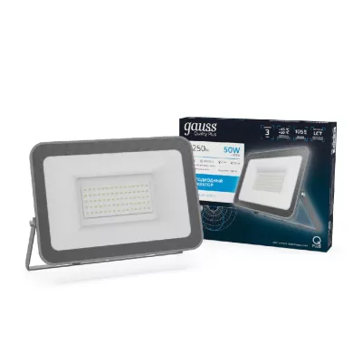 Прожектор светодиодный Gauss Qplus 50W 6500К 690511350