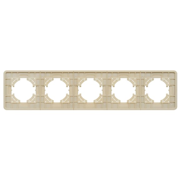 Рамка на 5 постов алюминиевая Arlight FRM-AKIRY-AL-5-GD 049736