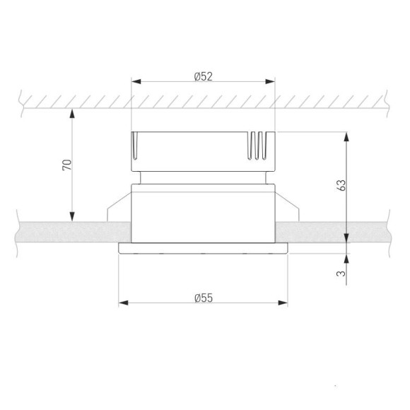 Встраиваемый светильник Elektrostandard Teka 4690389177248