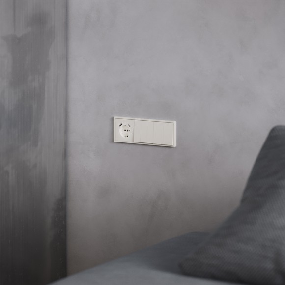 Клавиши для выключателя/переключателя двухклавишного Voltum S70 (хлопок) VLS000313