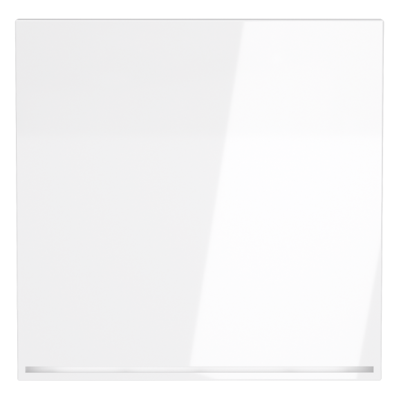 Клавиша для выключателя/переключателя одноклавишного с подсветкой Voltum S70 (белый глянцевый) VLS000201