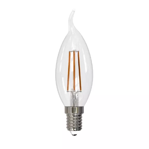 Лампа светодиодная филаментная (UL-00005171) Uniel E14 11W 4000K прозрачная LED-CW35-11W/4000K/E14/CL PLS02WH Лампа светодиодная филаментная (UL-00005171) Uniel E14 11W 4000K прозрачная LED-CW35-11W/4000K/E14/CL PLS02WH