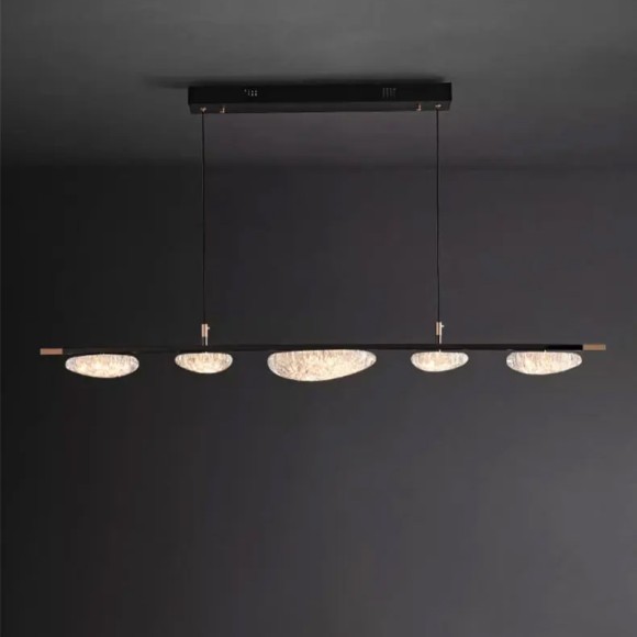 Подвесная светодиодная люстра Delight Collection MT9125 MT9125-5HL pearl black