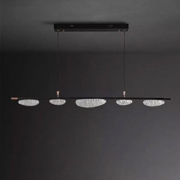 Подвесная светодиодная люстра Delight Collection MT9125 MT9125-5HL pearl black