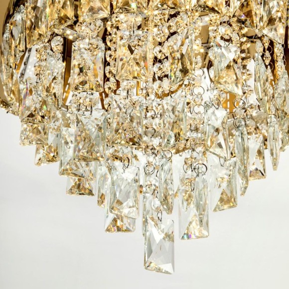 Потолочная светодиодная люстра LED4U L9437-500 GD с УД