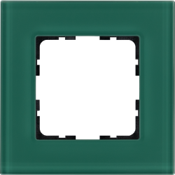 Рамка 1-постовая стекло цвет Лазурный Jasmart G1001GJ