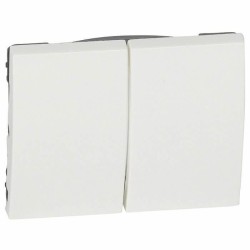 Клавиша Legrand Galea Life выключателя двойная белая 777012