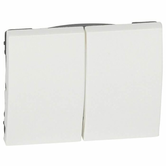 Клавиша Legrand Galea Life выключателя двойная белая 777012