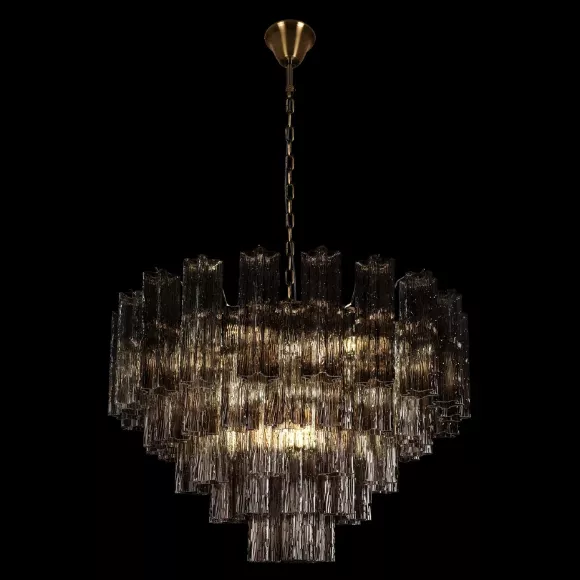 Подвесная люстра Loft IT Murano 10580/800 Smoke, Бронза, Дымчатый, Металл, крупный план Подвесная люстра Loft IT Murano 10580/800 Smoke, Бронза, Дымчатый, Металл, крупный план