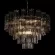 Подвесная люстра Loft IT Murano 10580/800 Smoke, Арт-деко, Бронза
