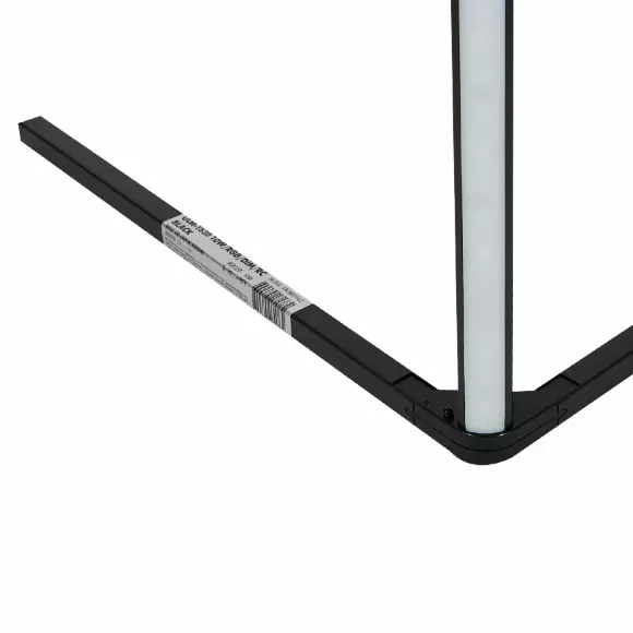 Торшер Uniel ULM-T630 10W/RGB/DIM/RC BLACK UL-00010180, Черный, Прозрачный, Металл, основание крупным планом
