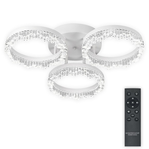 Потолочная люстра с пультом управления Natali Kovaltseva Day LED LAMPS 81483