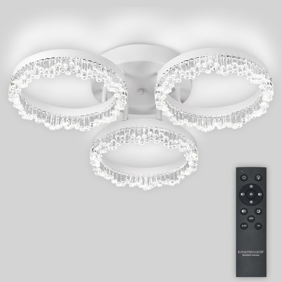 Потолочная люстра с пультом управления Natali Kovaltseva Day LED LAMPS 81483