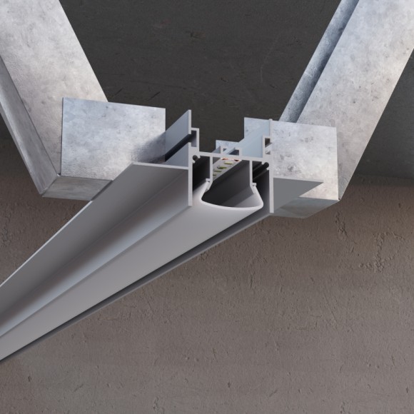 Алюминиевый профиль для натяжного/подвесного потолка Apeyron 08-56