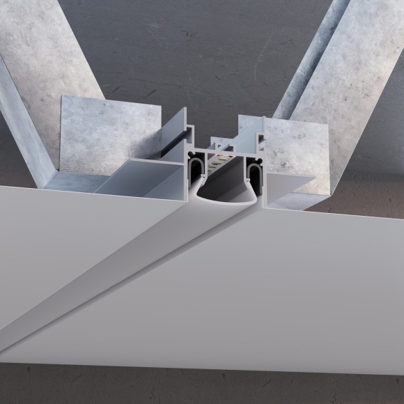 Алюминиевый профиль для натяжного/подвесного потолка Apeyron 08-56