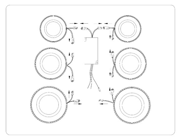 Потолочная светодиодная люстра с пультом управления Ambrella Light Original FA8874
