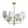 Люстра на штанге Freya Ceramics FR2029PL-06BS, Латунь, Белый, Металл
