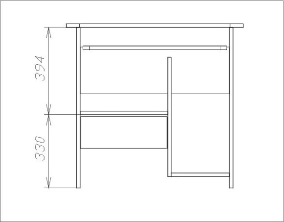 Стол компьютерный КСТ-10.1 SK_KST10.1V5