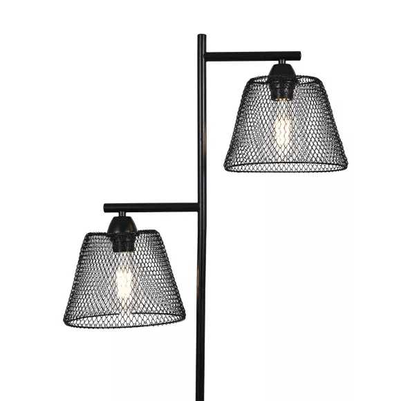 Торшер Escada Urban 10204/T, Черный, Металл, Лофт стиль Торшер Escada Urban 10204/T, Черный, Металл, Лофт стиль