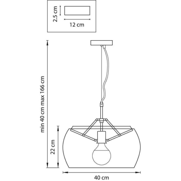 Подвесной светильник Lightstar Acquario 752010