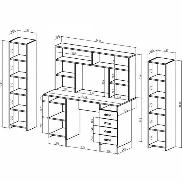 Набор для детской Лайт-7 СН MAS_USHLT-7-SN-BEL