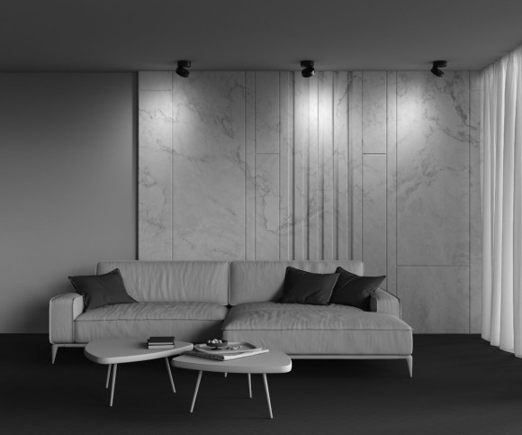 Светодиодный спот Maytoni Onda C024CL-18W3K-B-1, LED, 18W, черный