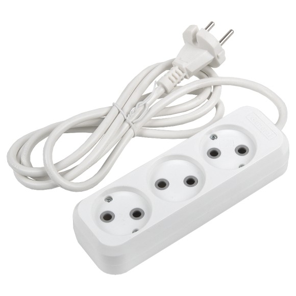 Удлинитель бытовой General GES-10-2x075-3-7m 470081