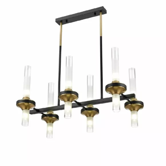 Потолочная люстра Lumion Tamaresa 8112/12, Неоклассика, Белый, Черный Потолочная люстра Lumion Tamaresa 8112/12, Неоклассика, Белый, Черный