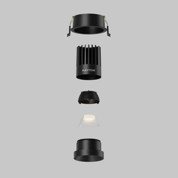 Встраиваемый светильник Maytoni Dip DL117-15W-2.7K-B