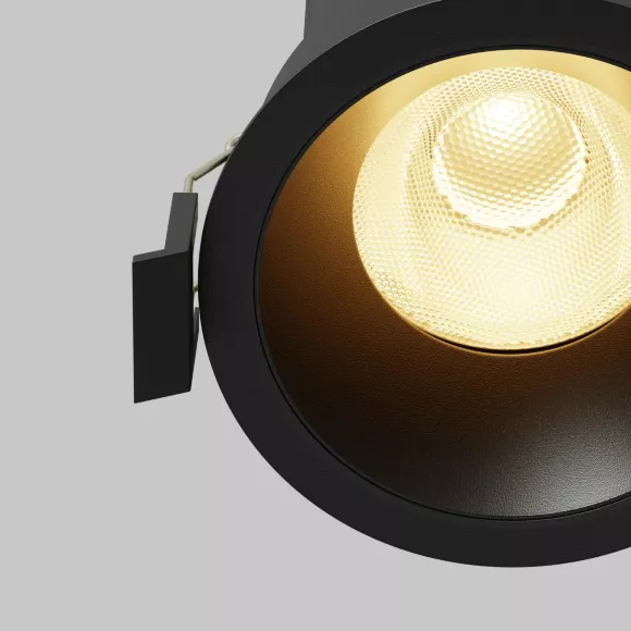 Встраиваемый светильник Maytoni Dip DL117-15W-2.7K-B, вид сверху Встраиваемый светильник Maytoni Dip DL117-15W-2.7K-B, вид сверху