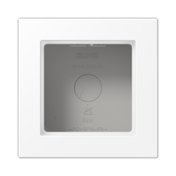 Коробка с рамкой для накладного монтажа Jung A5581BFAWWM