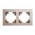 Рамка горизонтальная 2-местная Stekker Катрин 39528