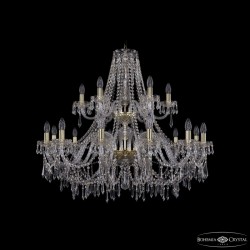 Подвесная люстра Bohemia Ivele Crystal 1403/12+6/360/2d G