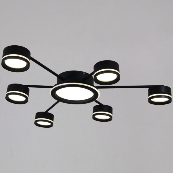 Потолочная люстра Reluce 20590-0.3-3+3+1 Black