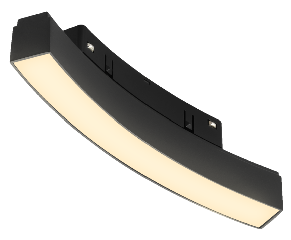 Трековый магнитный светильник iLedex Vision 4822-031-L190-D1200-6W-110DG-3000K-BK