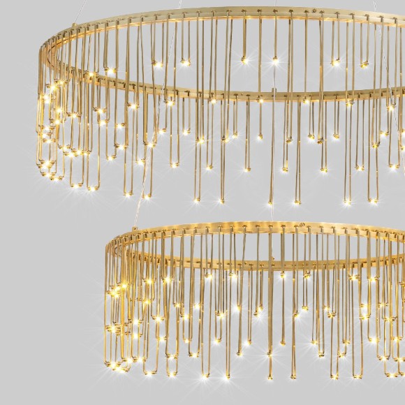 Подвесная светодиодная люстра Bogates Firefly 454/2