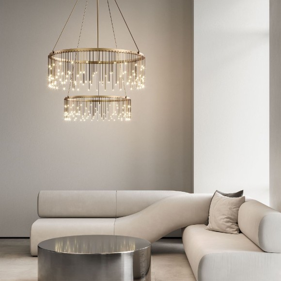 Подвесная светодиодная люстра Bogates Firefly 454/2