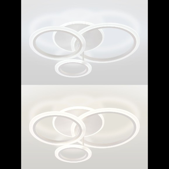 Потолочная светодиодная люстра с пультом управления Natali Kovaltseva PURE LED LAMPS 81457