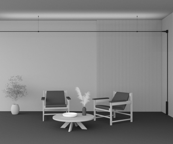 Трековый магнитный светильник Maytoni Flex TR160-1-100W3K-10B