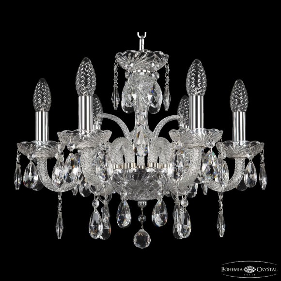 Подвесная люстра Bohemia Ivele Crystal 118/6/141 Ni
