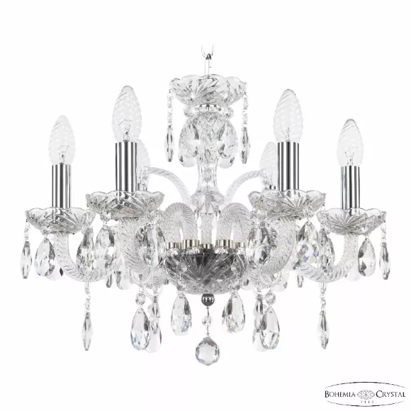 Подвесная люстра Bohemia Ivele Crystal 118/6/141 Ni Подвесная люстра Bohemia Ivele Crystal 118/6/141 Ni