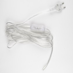 Сетевой шнур Uniel UCX-C12/01A-450 CLEAR UL-00007235